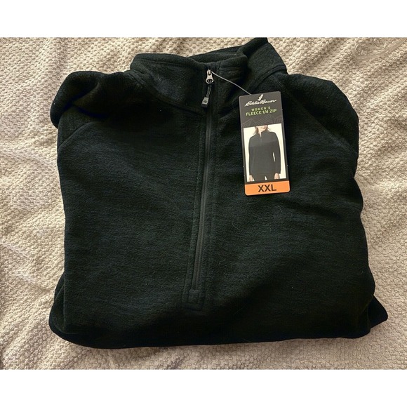 Eddie Bauer Women’s 1/4 Zip Jacket Blue green Size XXL NWT - Picture 1 of 7